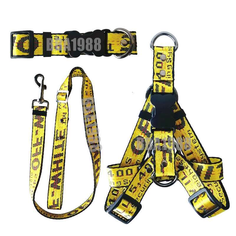 Luxury Step-in Dog Harness Designer Dog Collars Leashes Durable Nylon Leash for Small Medium Large Dogs Cat Golden French Bulldog Cool Fashion Pet Supplies Red