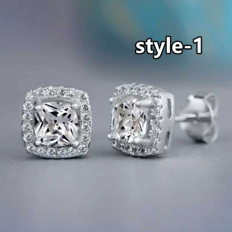 Huitan Fashion Geometric Women Stud Earrings Cubic Zirconia for Wedding Party Daily Wearable Fashion Jewelry Hot Dropshipping XJ250718