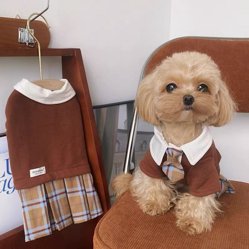 T760 Small dog pure cotton cool cute spring and summer clothes