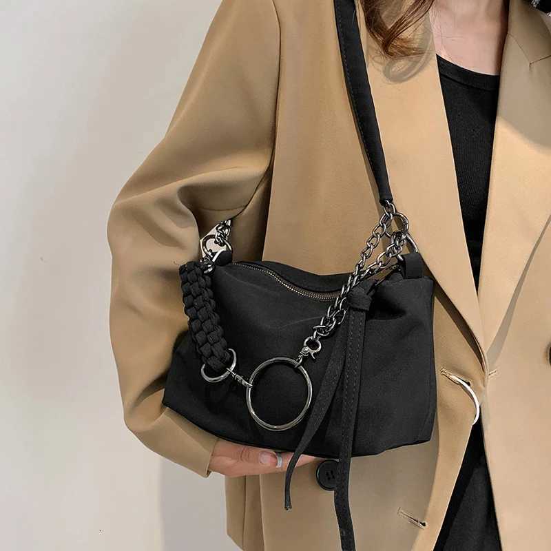 2022 High Quality Oxford Button Bags for Women Casual Shoulder Bag Designer Crossbody Bag Cute Purses and Handbags Luxury Sahel Y250718