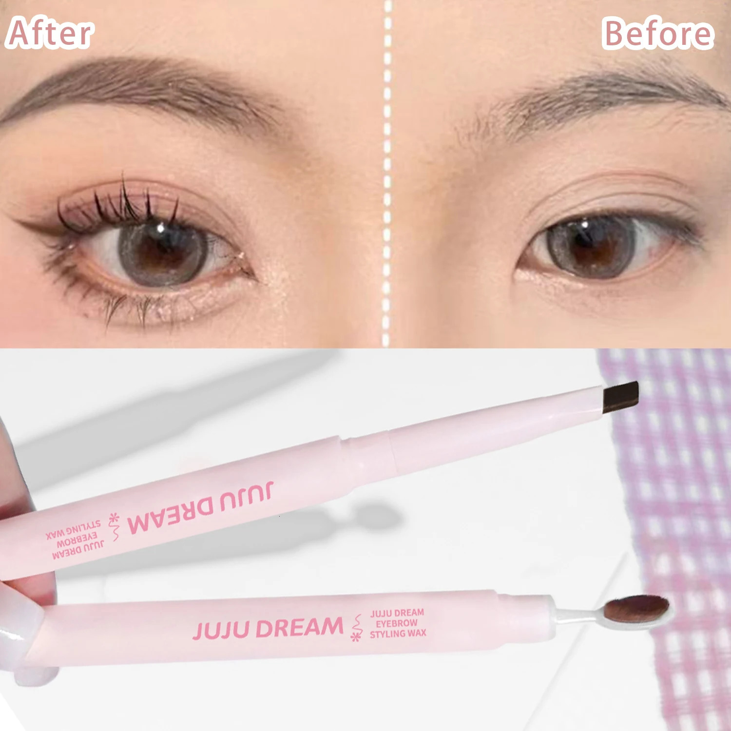 Wild eyebrow styling wax Clear eyebrow wax Natural shaping waterproof quick-drying and long-lasting eyebrow styling 250712