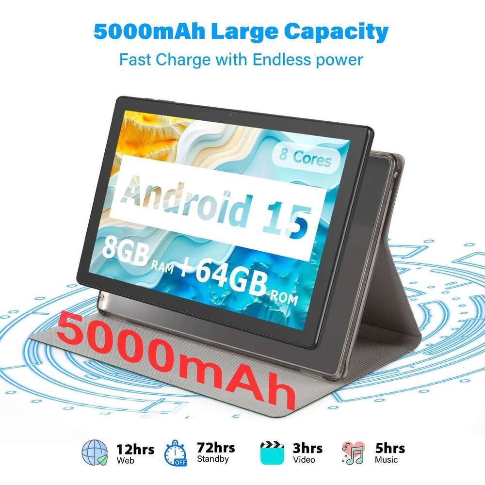 Famous Designer's Durable ANDROID GB TABLET w/ Dual Cameras and Removable Storage Capacity