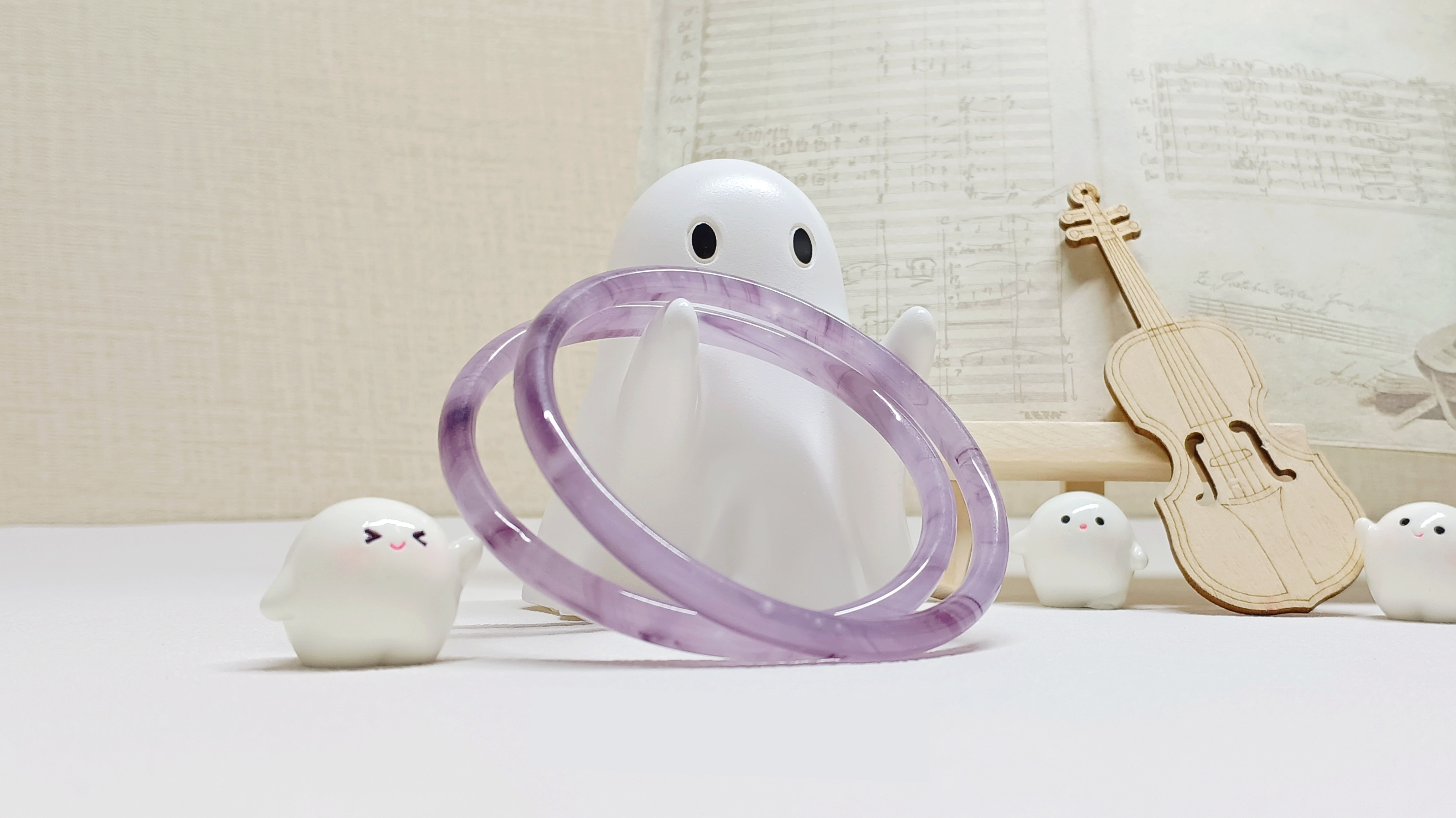 Xiling Original Design "Jingling Bells, Flowing Gauze" Glazed Glass Artistic Jewelry