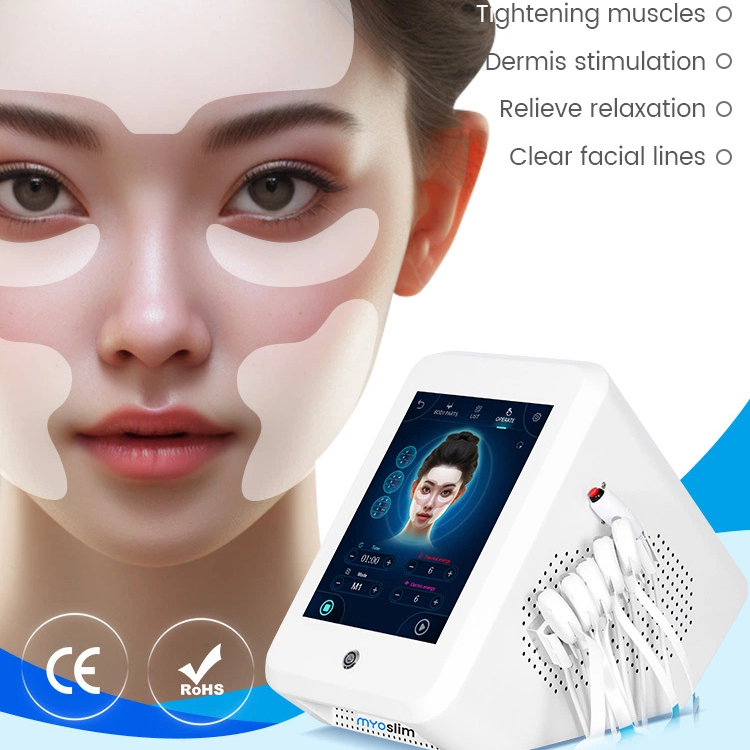 Professional EMS RF Face Body Sculpt Machine MYOSLIM Face Slimming Muscle Stimulator for Salon Skin Tightening Wrinkle Removal Anti Aging Face Lifting