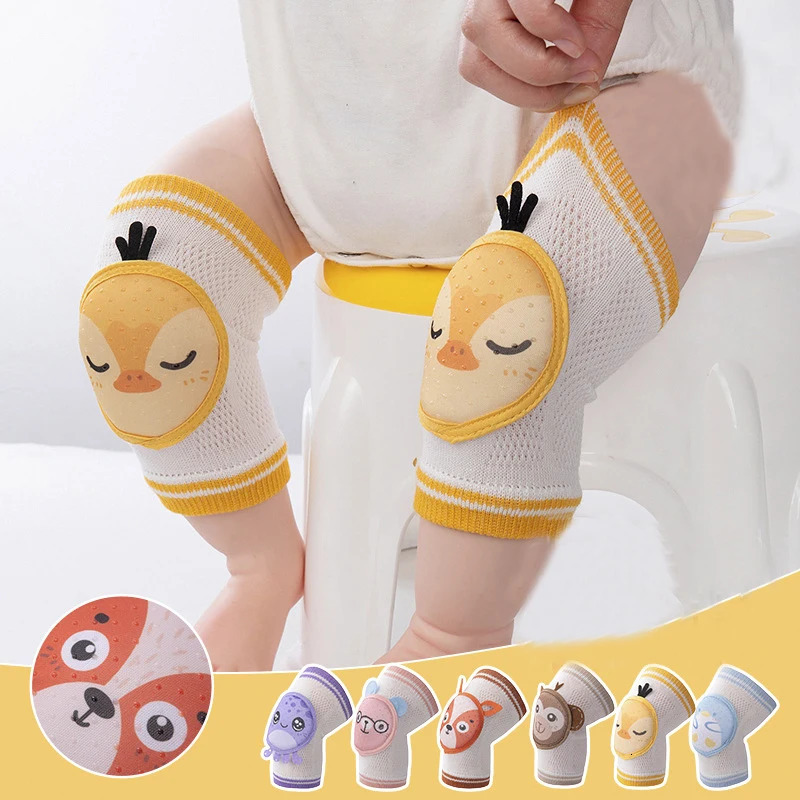 Spring and summer thin baby crawling anti fall knee pads protective covers 250708