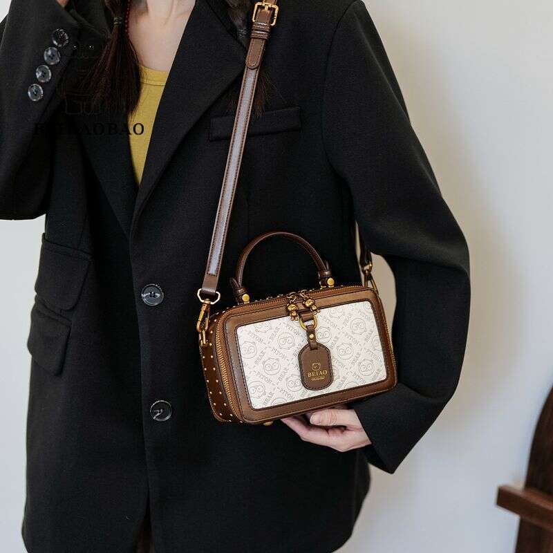 box design women's emed shoulder versatile crossbody bag