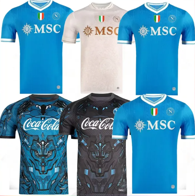 24 25 26 Napoli LUKAKU soccer jerseys Naples Partenope RASPADORI McTOMINAY DE BRUYNE NERES POLITAN ANGUISSA DI LORENZO SIMEONE Men Kids socks sets football shirts
