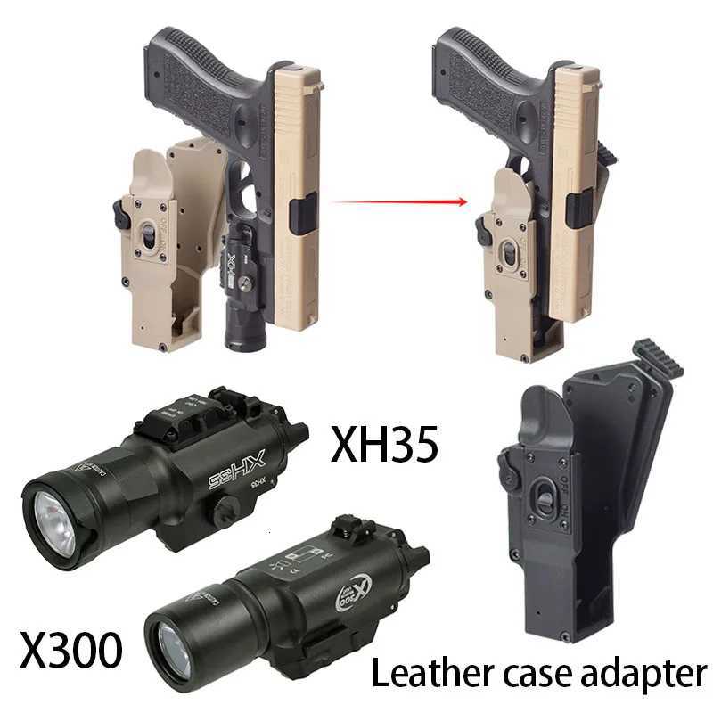 Tactical X300 Hunting XH35 Weapon Lights 1000 Lumens Weapon Scout Light Pistol Flashlight Mount Holster Adapter LampXJ250718