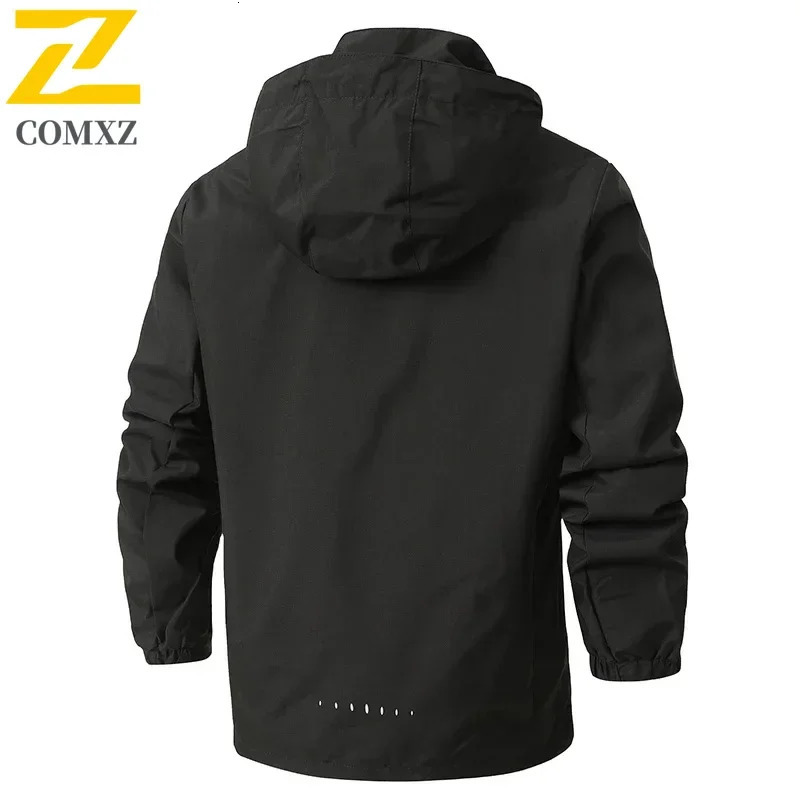 Spring Autumn Men Casual Jacket Men Outdoor Windproof Waterproof Athletes Jacket Coat Detachable Hat Jackets Male M-5XL 250717