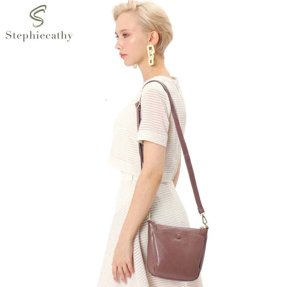 Designer Bag SC Casual Functional Small Crossbody Bags Women Fashion Genuine Leather Shoulder Handbags Multi Pockets Daily All Match Purses