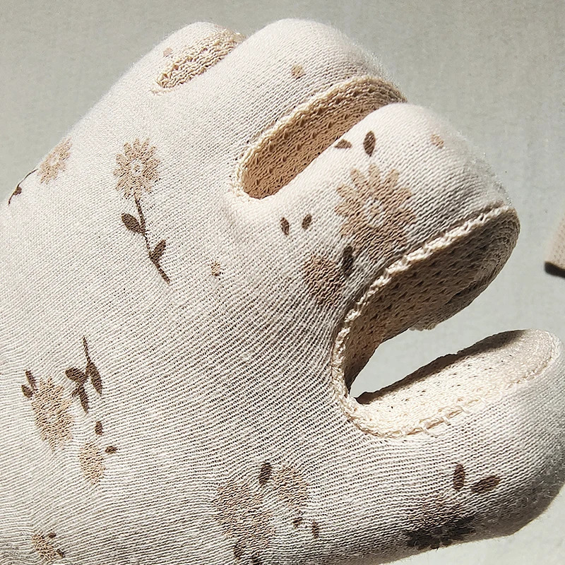 Fashion Flowers Womens Summer Driving Gloves Non-slip UV Blocking Touch Screen Gloves Breathable Cotton Gloves for Women 250717