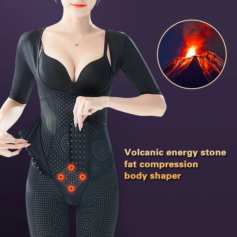 Slimming Underbust Bodysuit Shapewear Women Body Figure Waist Trainer Thigh Shapers Arm Control Tummy Slim 250716