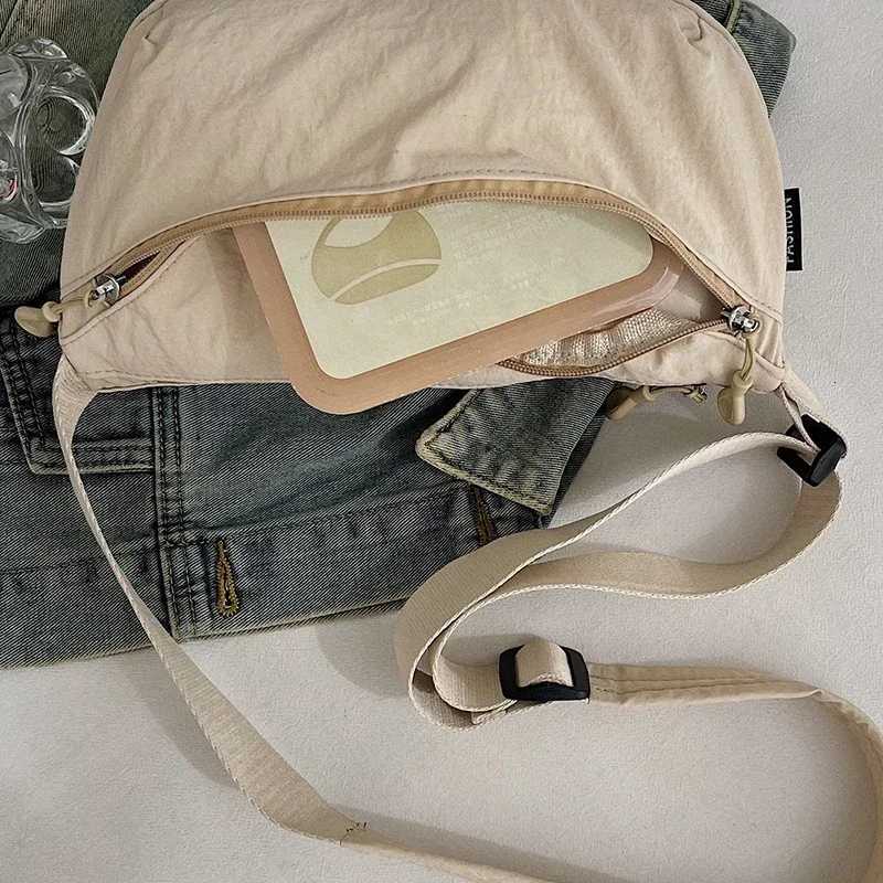 Womens Crossbody Bag Small Japanese Style Makeup Bag Large Capacity Messenger Bag Adjustable Strap Lightweight for Daily Casual Y250719