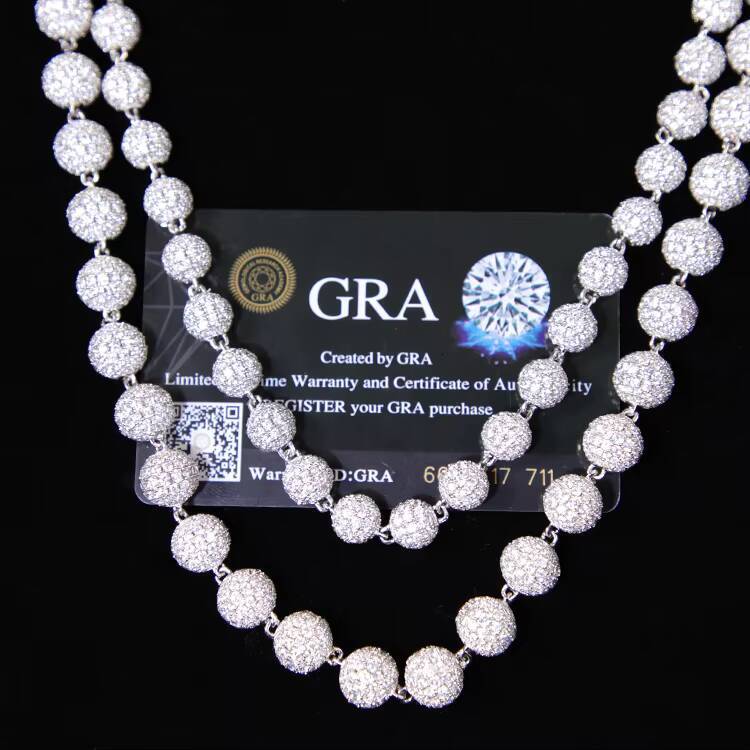 13-22 mm Wide S925 Silver Gold Plate Chain Iced Out Diamond VVS D Color Moissanite Cuban Link Chain Fine Jewelry Necklaces