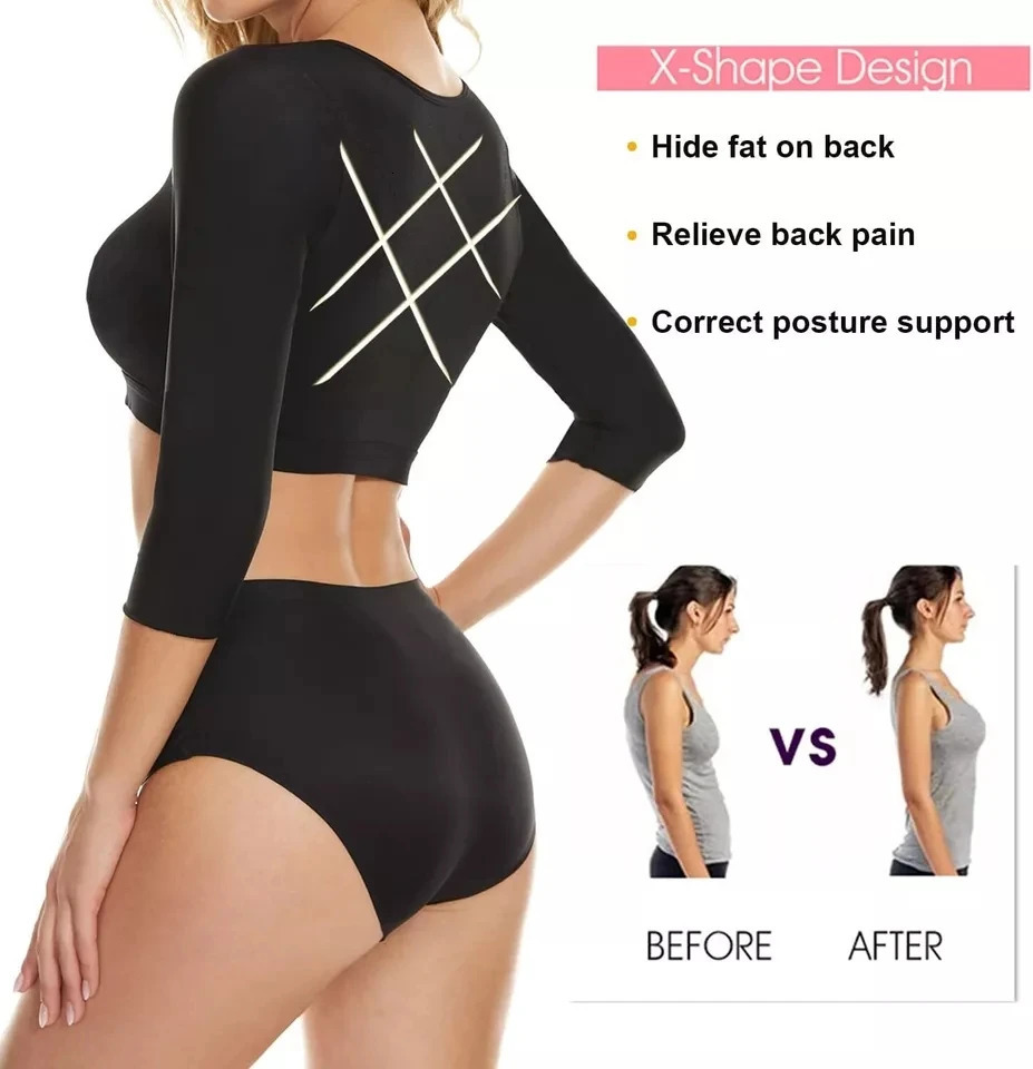 Comfortable Upper Body Shaper Enhancing Post-Surgery Lightweight Shapewear Slimming Arm Shaper For Women 250716