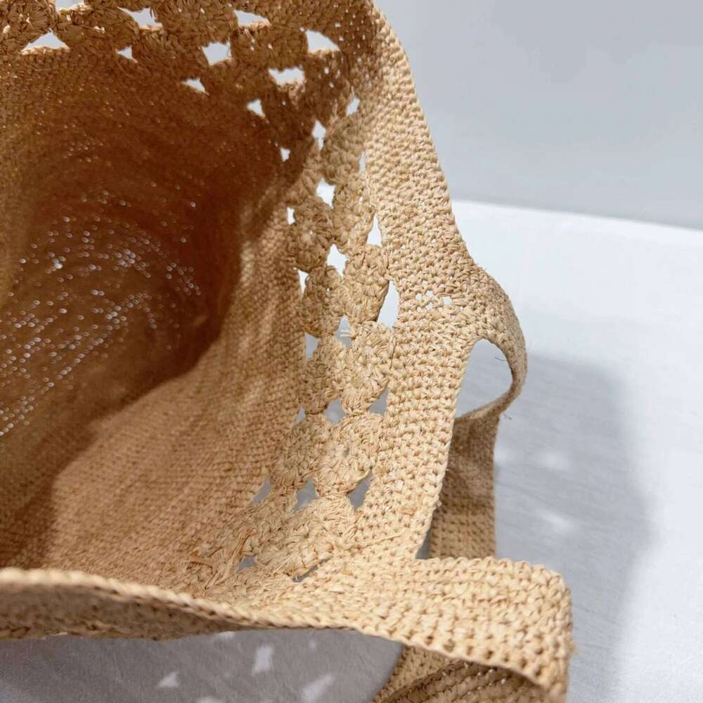 2025 Straw Woven Bags For Women Shoulder Raffia Rattan Large Shopping Basket Beach Crochet Handbag Tote Bag