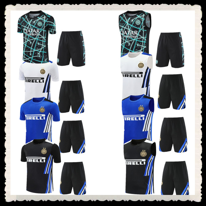 25 26 soccer jerseys TAREMI CORREA Vest suit THURAM DZEKO ASLLANI ARNAUTOVIC DIMARCO MilanNs Short sleeved suit LAUTARO BARELLA Training suit set