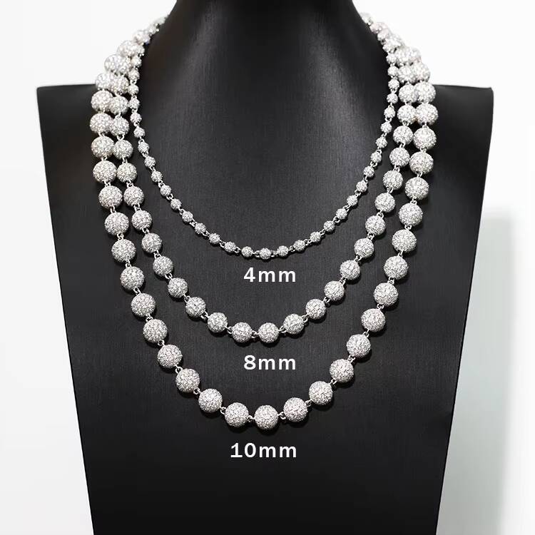 13-22 mm Wide S925 Silver Gold Plate Chain Iced Out Diamond VVS D Color Moissanite Cuban Link Chain Fine Jewelry Necklaces