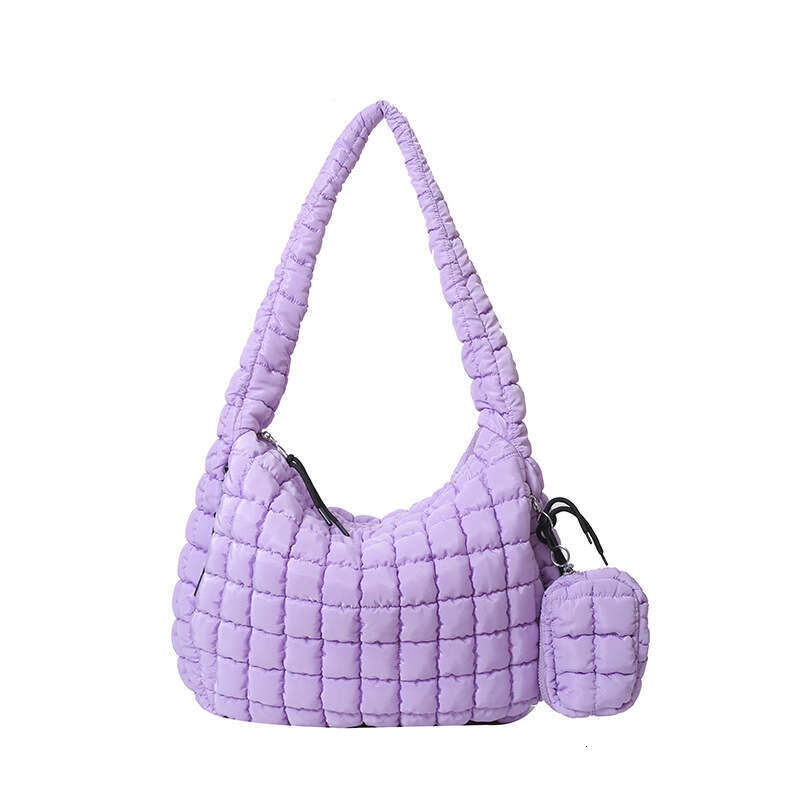 Pleated Cloud Fashion Single Shoulder Crossbody Dumpling Large Capacity Down Cotton Underarm Women's Bag