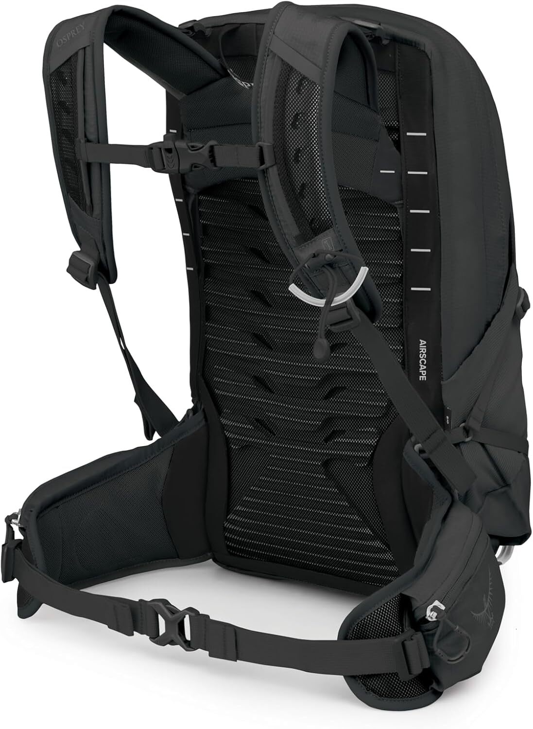 YMX 11L Men's Lightweight Hiking Backpack with Hipbelt, Black/Coal Grey