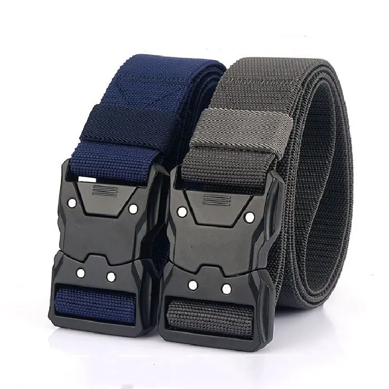 1pcs Casual Outdoor Training Belt For Both Men And Women Classic n Fashion With The Must Haves Tactical Quick Buckle Elasti 250716