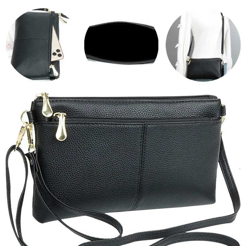 Mens and womens cross-body bags shoulder bags simple zipper small bags fashionable cross-body bags Y250719