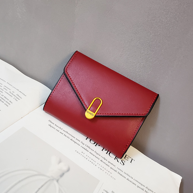 Designer Bag New Love Simple Women's Wallet Short Style 70% Off Small Wallet Women's Luxury Bag Coin Purse Card Holder Leather Wallet