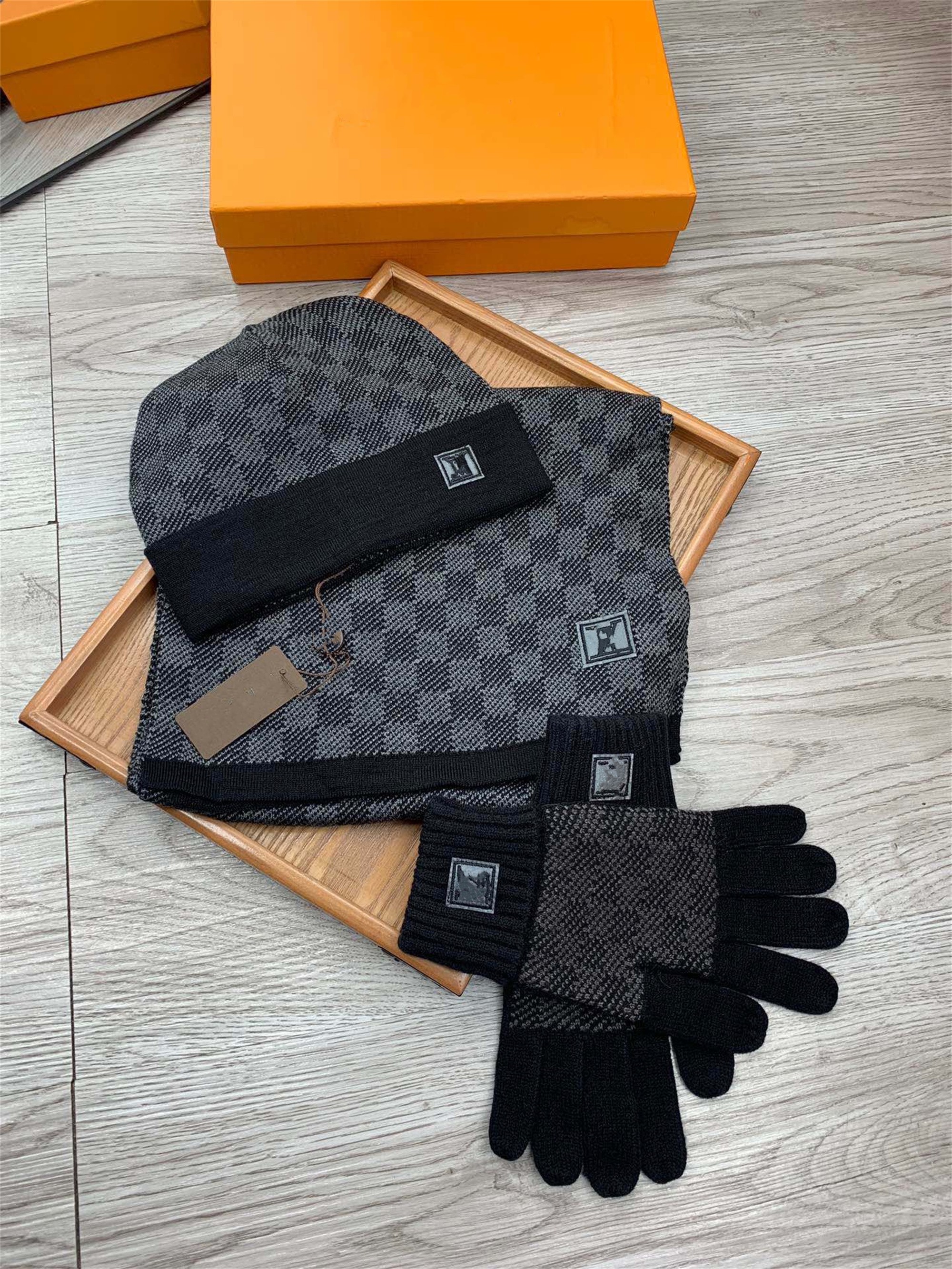 Scarpe SET Donne Donna Mens Inverno Scarpa IN Inverno E Cappo DI Beanie SET Scarpe Caldo Macchio 2026-image