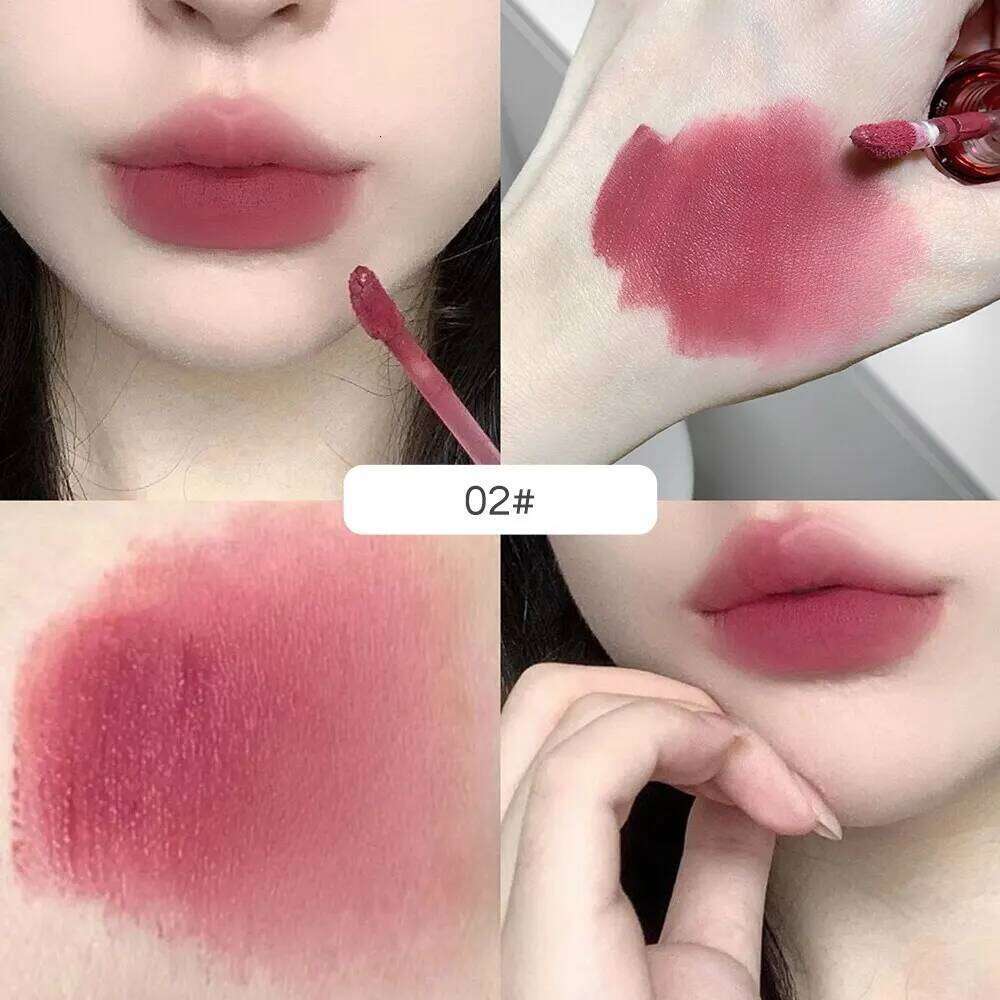Artistic Soft Mist Mousse Lip Glaze Veet Matte Holding Makeup Not Easy to Sticky Cosmetics Lipstick X250720