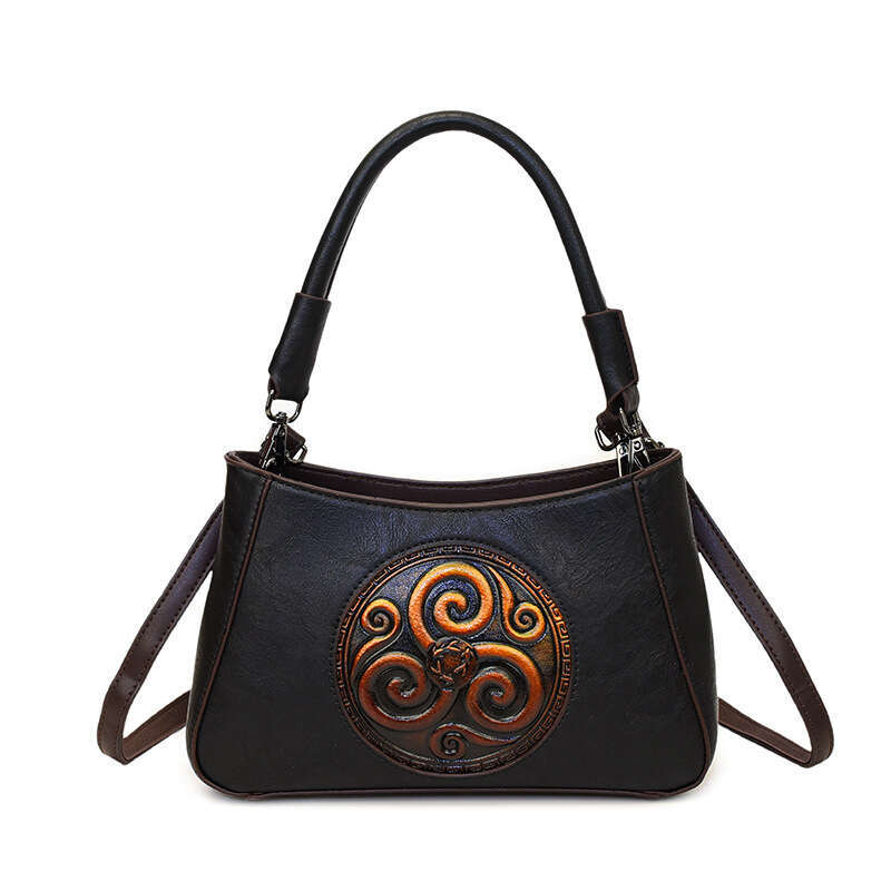 2025 New Shoulder Soft Leather Casual Versatile Textured Crossbody Niche Design Commuter Bag