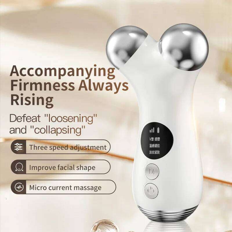 NEW Electric Face Massager Micro-Current EMS Sonic Vibration Facial Lifting Skin Tighten Massage Portable Beauty Devices