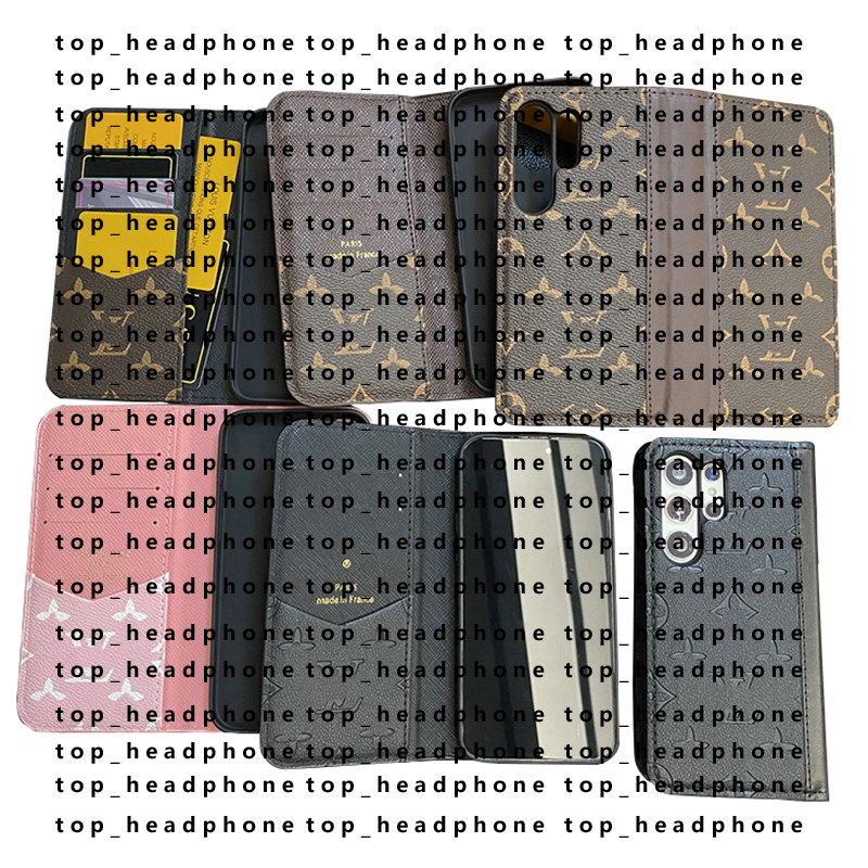 Designer Luxury Flip Cellphone Leather Pouch Back Wallet phone Case for 16 15 Pro Max 13 12Pro Max 15 14Plus for Samsung Galaxy S24 Ultra S23 Plus s22 Shockproof Cover
