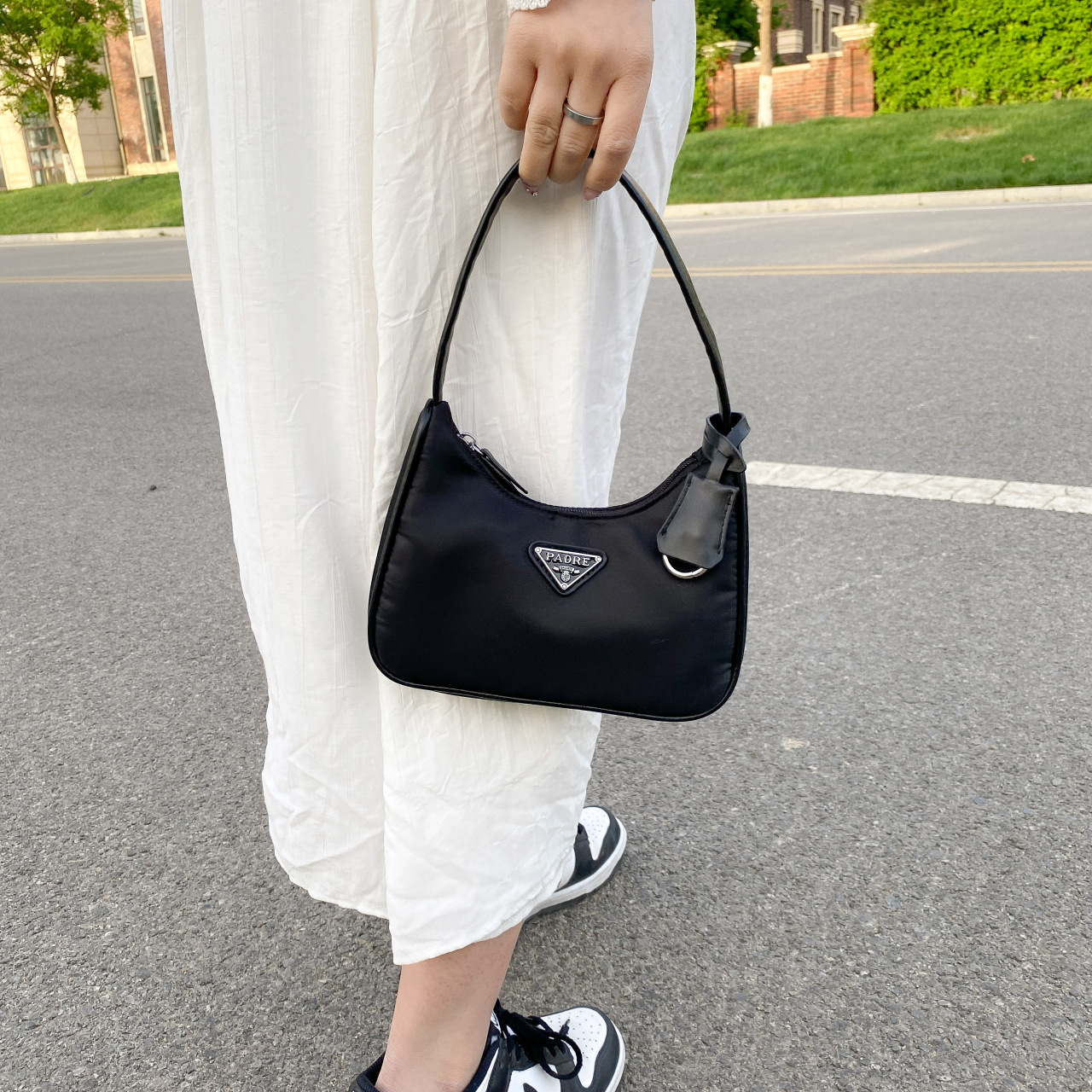 Designer Bag Luxury Bag New Nylon Hobo Women S Vintage Underarm Shoulder Bag Purse Top Handle Shoulder Free Shipping