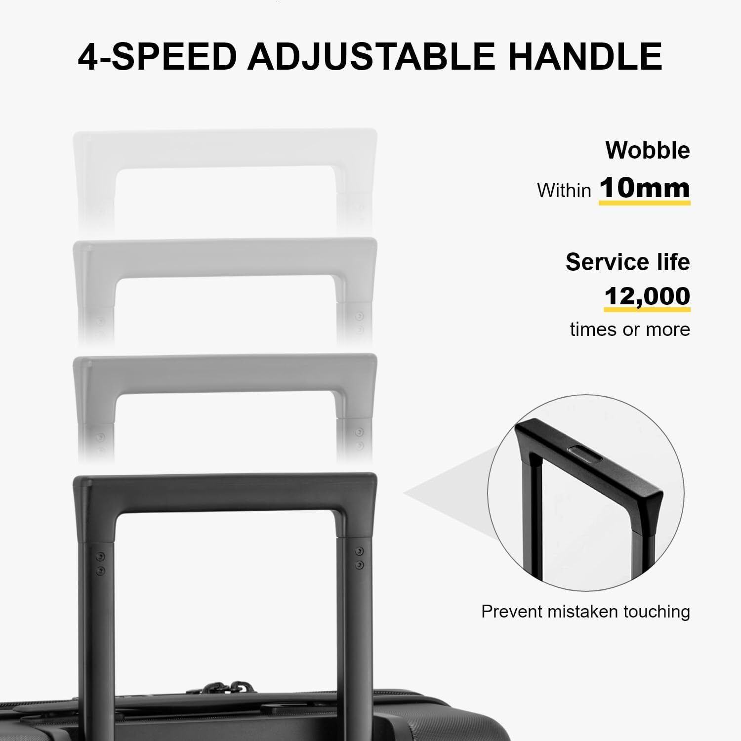 DHYMX LEVEL8 Checked Lage, Large Suitcase, Lightweight Luminous Textured Tsa Approved Medium designer bag Hardside Lages with 8 Spinner Wheels, 24 Inc