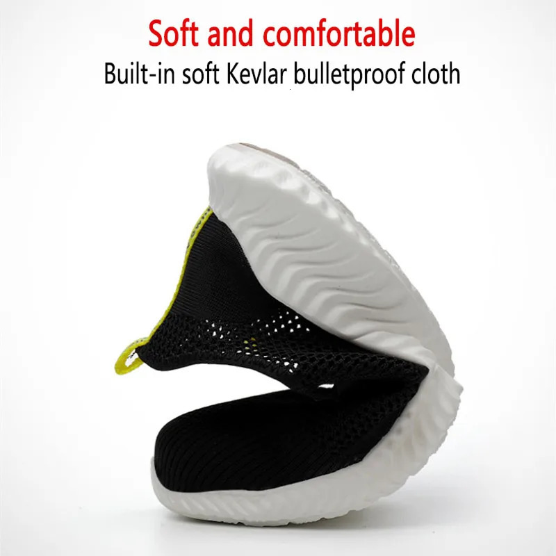 summer work shoes with protection breathable Lightweight safety shoes with iron toe anti-stab anti-slip working summer shoes 250717