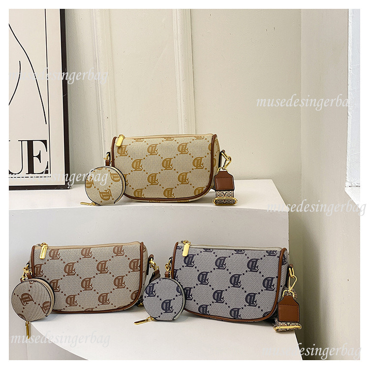 Luxury Brand Designer Bag High-End Printed Handbag For Women 2025 New Fashion Casual Shoulder Bag Versatile Crossbody Bag Commuter Tote Bag Trendy Pur