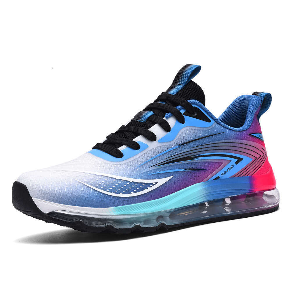 39-48 Size Fashion Versatile Casual Lightweight Shock Absorption Air Cushion Sports Trendy Mesh Breathable Cushioning Rebound Men's Shoes