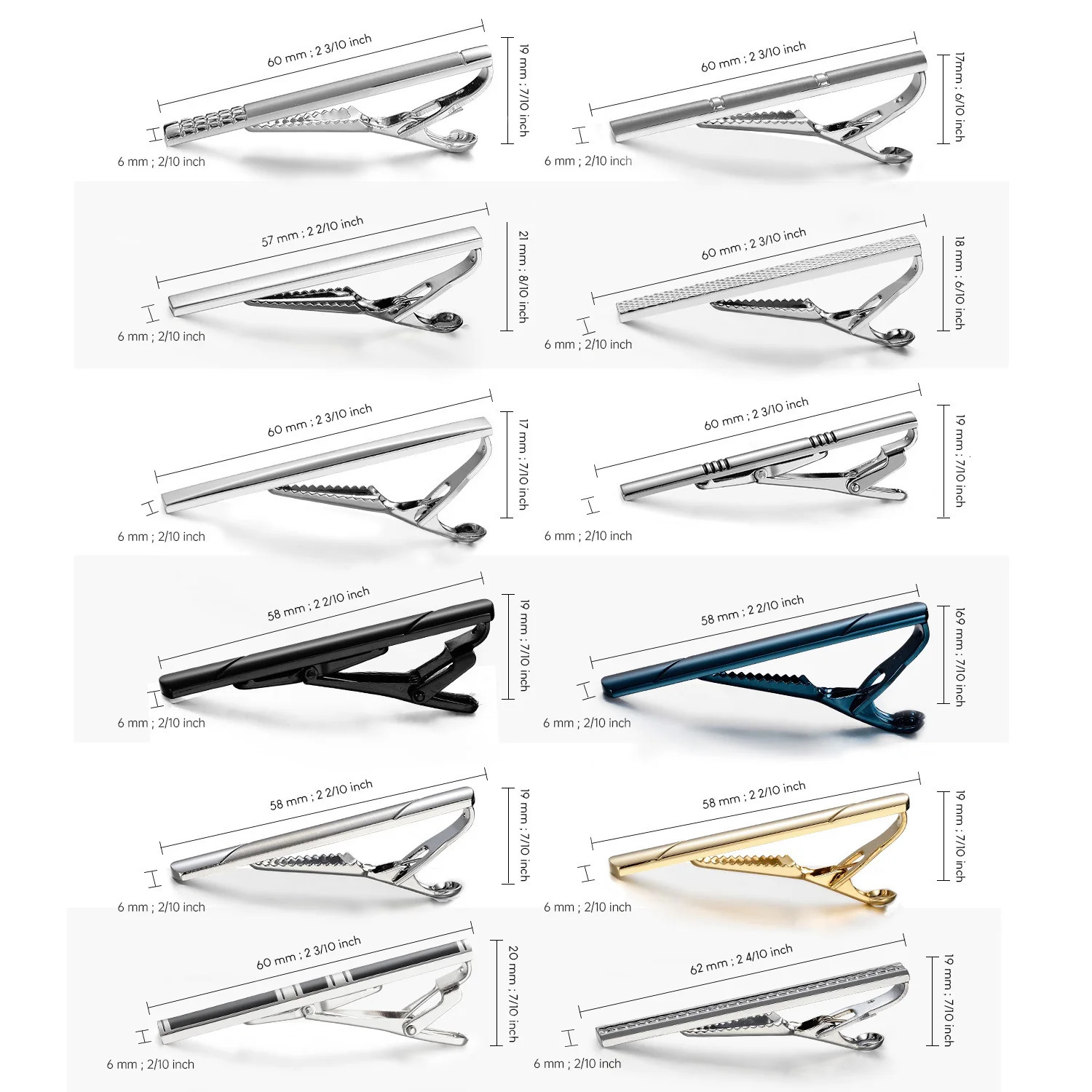 1PC Minimalist Tie Clip For Men To Man Shirt Business Pisa Ties Mens Cuff Pins Fashion Jewelry Cufflink Lawyer 250715