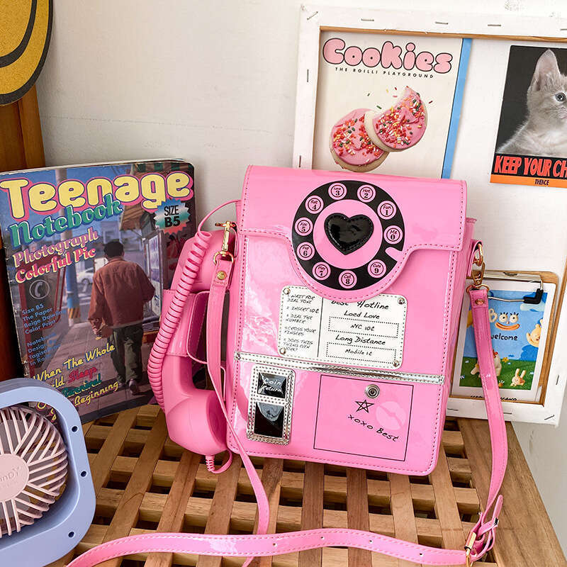 New Fashion Creative Fun Simulated Digital Telephone Cute Quirky Personality Crossbody Bag