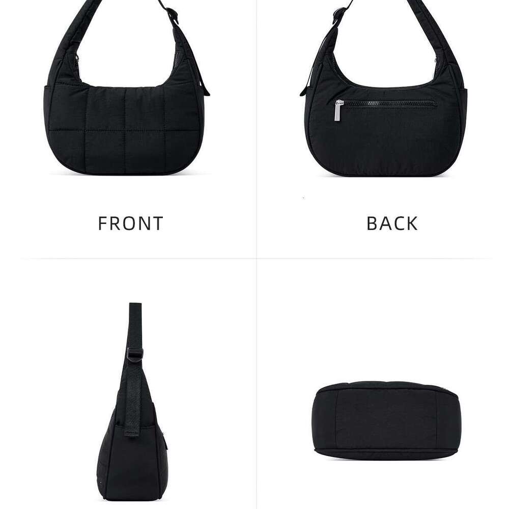 Hot Selling Nylon Embroidered Underarm Outdoor Waterproof Shoulder Handbag Crossbody Bag