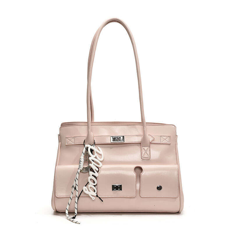 Oil Wax Leather Handheld Underarm for Women 2025 New Large Capacity High-End Versatile Commuting Shoulder Bag