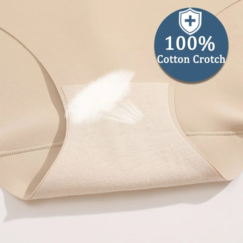 FINETOO 1Pc High Waist Tight Belly Ice Silk Underwear for Women Seamless Thin Strong Postpartum Tight Belly Shape Pants 250712