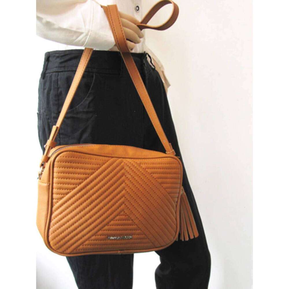 Women S Fashion Zipper Camera Shoulder Crossbody Stitched Quilted Phone Bag