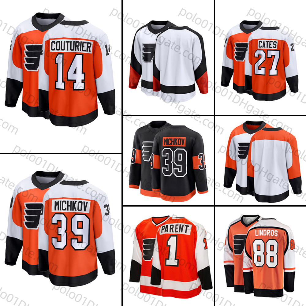 #14 Sean Couturier flyers jersey hockey jersey #39 Matvei Michkov #79 Carter Hart Travis Konecny Bobby Brink Owen Tippett Farabee Bobby Clarke jerseys