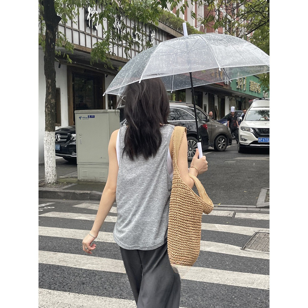 Summer New Women's Crossbody Bag Summer Bag Woven Bag Large Capacity Leisure Travel Beach Bag Women's Shoulder Bag Lightweight Luxury New De