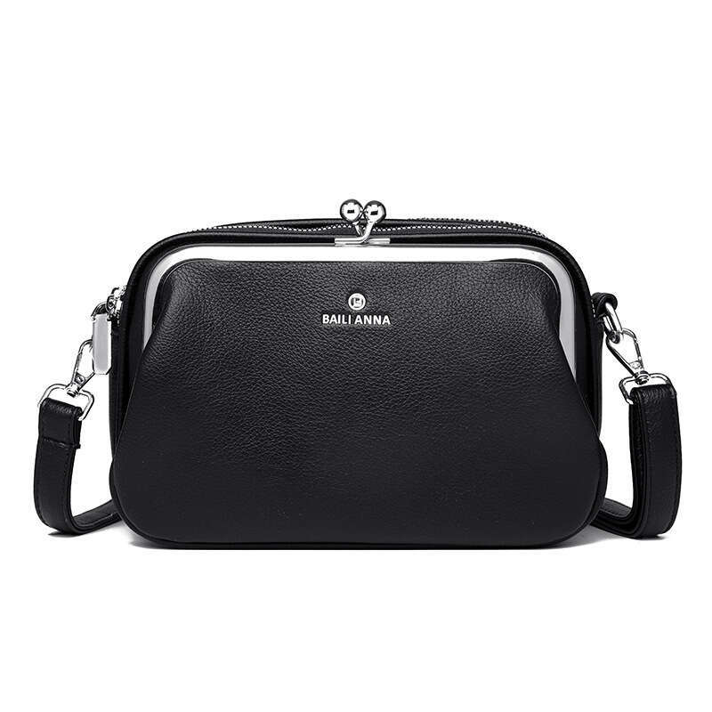 High-Quality Women's 2025 New Korean Style Trendy Fashionable High-End Texture Light Luxury Multi-Layer Single Shoulder Crossbody Bag