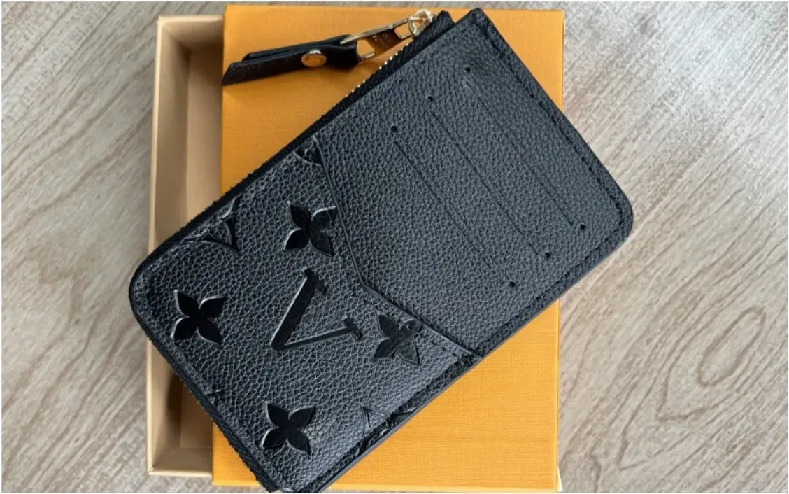 Designer Wallet Womens Mini Zippy Organizer Bag Credit Card Holder Coin Purse Key Pouch Purses Keychain Bags Clutch with out Box free shipping