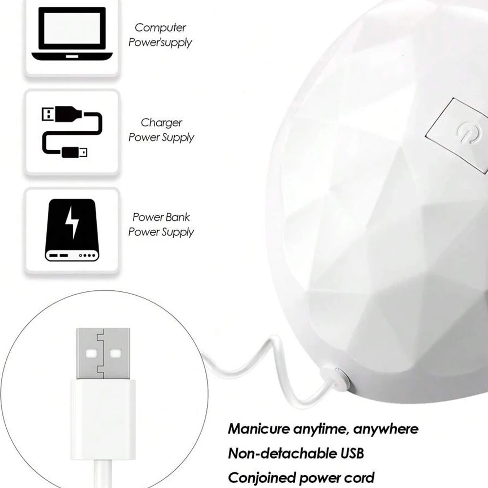 LINMANDA 54W UV LED Lamp Nail Dryer Curing Gel Nail Polish 18pcs Leds Lamp With USB Smart Timer Sun Light Nail Art Tools 250716