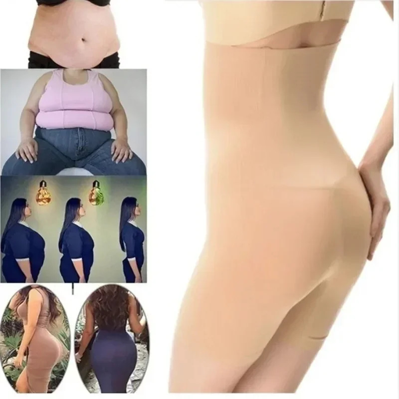 Fat Burning High Waist Underwear Body Shaping Underwear Unrolled Seamless Abdomen Control Shaping Pants K Corset 250712