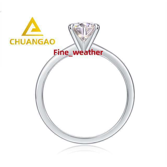 925 Silver Ring Moissanite Ring Moissanite Engagement Ring for Women